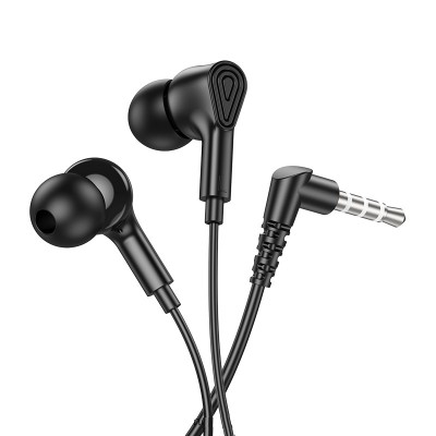 Наушники Hoco M102 Ingenious universal earphones with microphone [black]