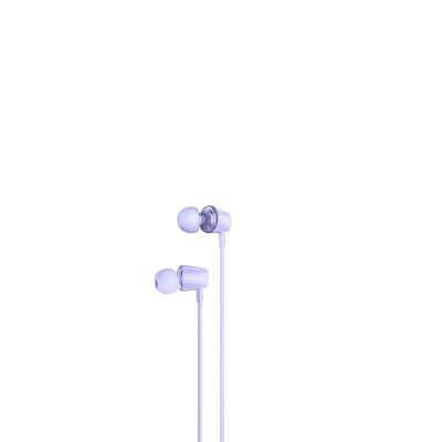 Наушники Hoco M107 Discoverer universal earphones with mic [purple]