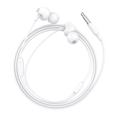 Наушники Hoco M60 Perfect sound universal earphones with mic [white]