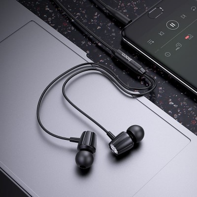 Наушники Hoco M88 Graceful universal earphones with mic [black]