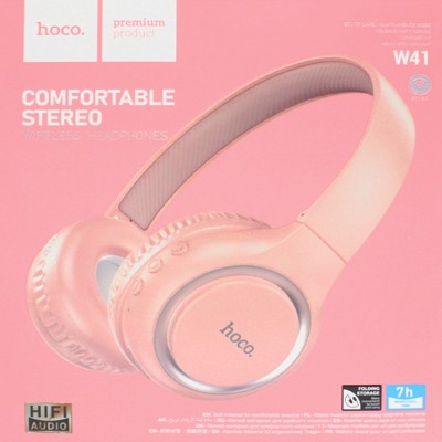 Наушники Hoco W41 Charm BT headphones [pink]