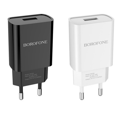 Зарядное устройство Borofone BA20A Sharp single port [white]