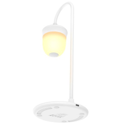 Лампа Borofone BQ8 Star whisper night light wireless charger [white]