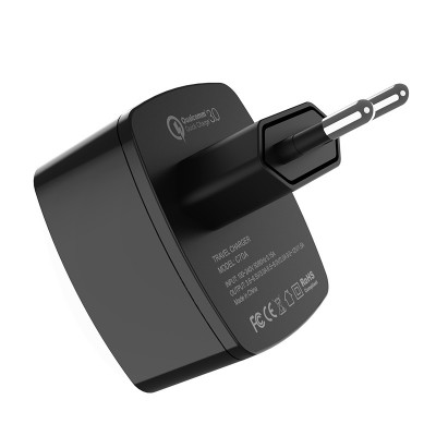 Зарядное устройство Hoco C70A Cutting-edge single port QC3.0 [black]