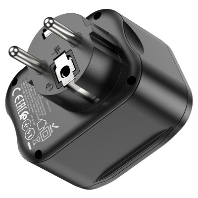 Зарядное устройство Hoco NS3 Multifunctional socket (including 1C2A PD20W fast charge) [black]