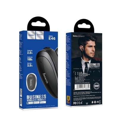 Bluetooth-Гарнитура Hoco E46 Voice business wireless headset black