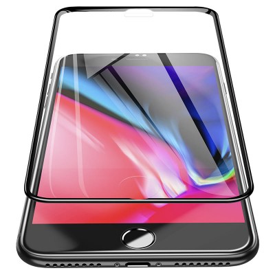 Защитное стекло iPhone 7/8 Hoco A12 Nano 3D full screen edges protection [black]
