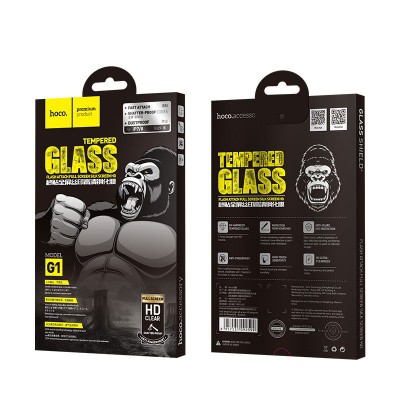 Защитное стекло iPhone 7 Plus/8 Plus Hoco G1 Flash attach [black]