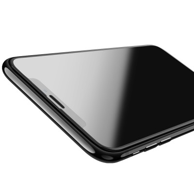 Защитное стекло iPhone XR/11 Hoco A12 Nano 3D full screen edges protection [black]