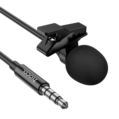 Микрофон для блогеров Hoco L14 3.5 Lavalier microphone [black]