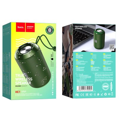 Портативная колонка Hoco HC1 Trendy sound sports wireless speaker, dark green