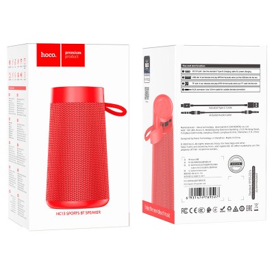 Портативная колонка Hoco HC13 Sports BT speaker [red]