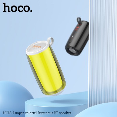 Портативная колонка Hoco HC18 Jumper colorful luminous [black]