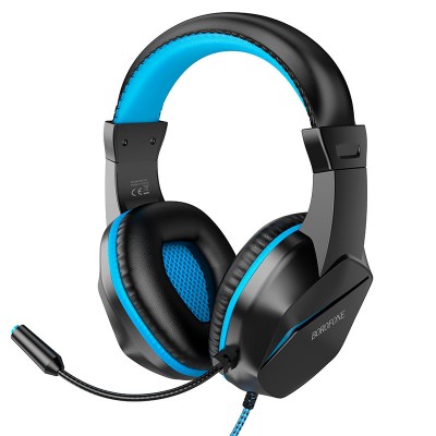 Игровые наушники Borofone BO104 Phantom gaming headphones [blue] 