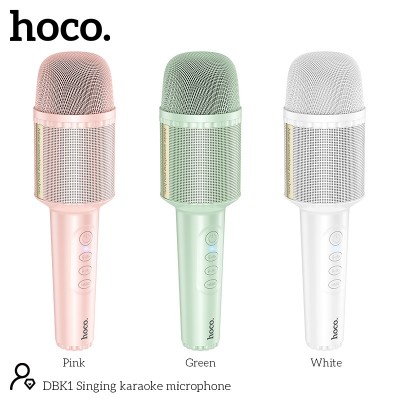 Караоке микрофон Hoco DBK1 Singing karaoke microphone [green]