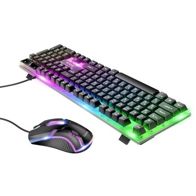 Игровая клавиатура + мышка Hoco GM11 Terrific glowing
